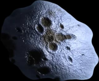 A Icy asteroid