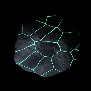 A Radioactive asteroid